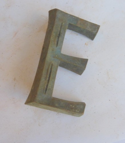Alter messing buchstabe - messing,