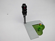 PLAYMOBIL Gehweg-/ Straßenecke mit Ampel und Blumenecke aus 3982 Straßenkreuzung