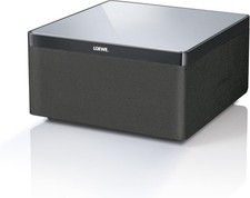 Loewe AirSpeaker Bassreflex Bass Lautsprecher (AirPlay) - Aluminium/Schwarz