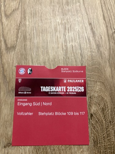 Sammler ticket bayern - fc,