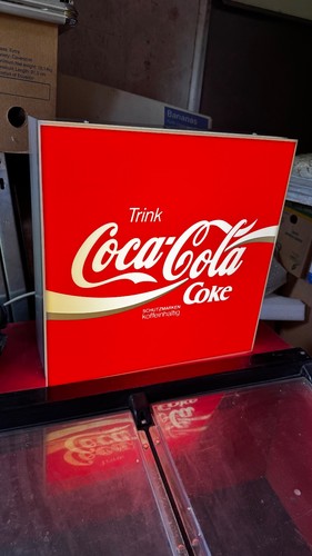 Alte coca cola leuchtreklame - alte,