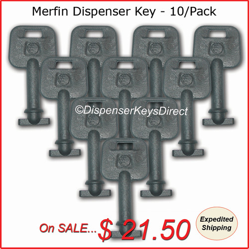 Merfin dispenser key - merfin, for