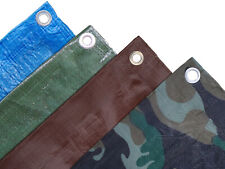 Plane Abdeckplane Schutzplane Gewebeplane Industrieplane Bau Holz Garten Ösen T1