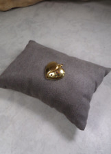 D35-36 / filigraner kleiner Herz Anhänger mit Rubin Smaragd Saphir 333 GG