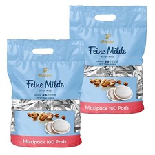 Tchibo Kaffeepads Vorratspack Maxipack, Feine Milde, 200 Stück, 2x 100 Pads