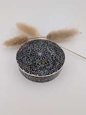 Schmuckschatulle Sterlingsilber Silber 925 Emaille