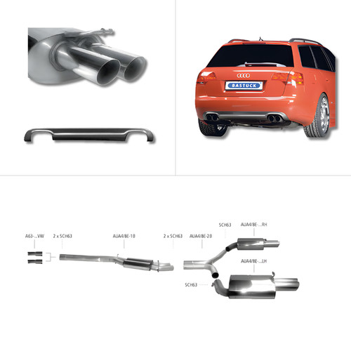 Bastuck komplettanlage 00 - bastuck, 00-08