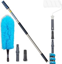IGADPole 6 m Staubwedel-Set – Teleskopstange mit Mikrofaser für Decken & Spinnwe