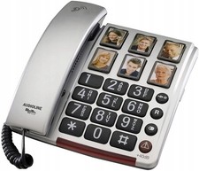 Amplicomms BigTel 40 Plus Festnetz Telefon Analog schnurgebunden dunkelgrau