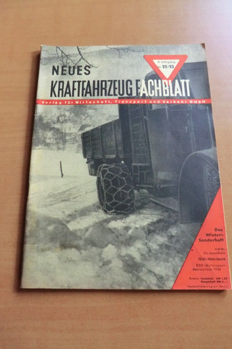 Neues kraftfahrzeug fachblatt - kraftfahrzeug,