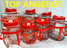 Universelles Glas mit Gärsystem Gärbehälter Glasballon Gärballon Weinballon