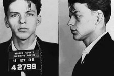1938 American Sänger Frank Sinatra Mugshot 4x6 Foto 