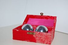 Qi-Gong Kugeln, Heilkugeln, Gesundheit Kugeln, Massage verchromt  35 mm