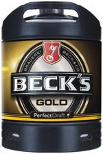 4x Becks Gold Perfect Draft