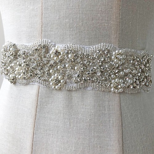 Perlen diamant brautkleid - diamant,