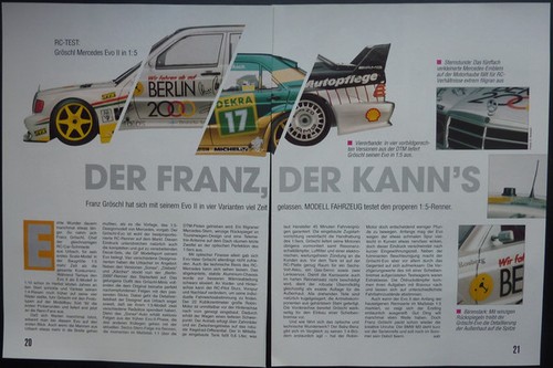 Mercedes 190 evo modell - 190, rc-modell