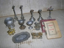 schönes Konvolut aus Zinn