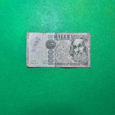 Italien - Banknote Geldschein 1000 Lire - 1982 Papiergeld 