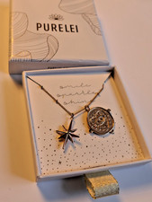 Purelei Maka - Rose Gold Kette,mit 2 Anhängern - Halskette bis 74 cm / NEU