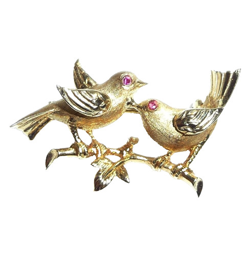 Brosche vögel auf dem baum - dem,