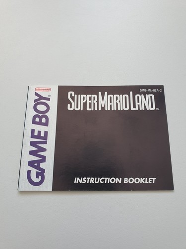 Super mario land instruction - super,