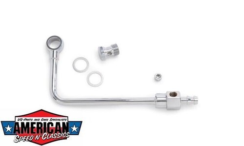 Benzinleitung chrom edelbrock - chrom,