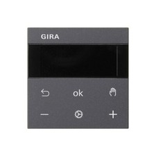 Gira 539328 System 3000 Raumtemperaturregler Display System 55 Anthrazit