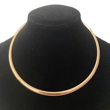 Damenkette Statement Halsreif Goldfarben Modeschmuck Halskette Kurz Choker