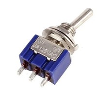 Miniatur Kippschalter MTS-102 EIN-EIN ON-ON 12V 125V 6A Mini Schalter Taster 3P