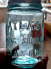ATLAS Blue Mason Jar ~ Presto