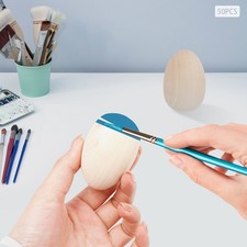 50pcs Hölzerne Eier Diy