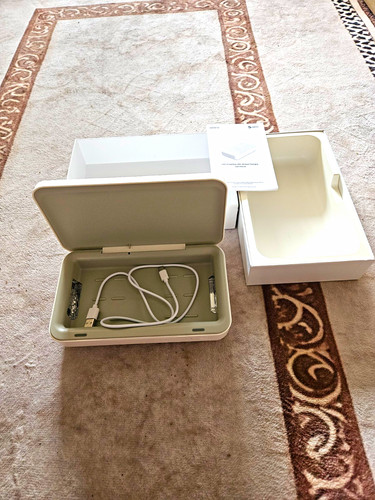UV-Desinfektionsbox weiß