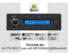 24 Volt Bluetooth LKW Radio RDS-Tuner MP3 WMA USB Truck & Bus 24V TR723UB-BU