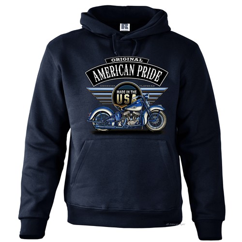 Biker hoodie sweatshirt - biker,