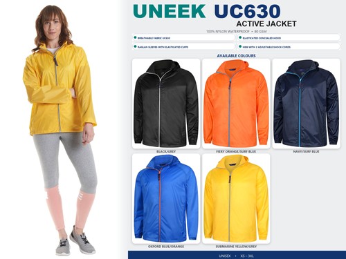 Uneek active jacke unisex - active,