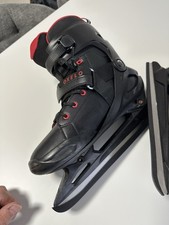 Oxelo Schlittschuhe - Schwarz/Rot