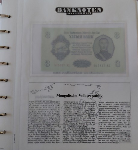 Banknoten der welt mongolei - welt,
