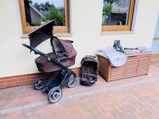 KINDERWAGEN Mutsy EVO braun Buggyaufsatz Zubehör Regenschutz TOP 3-1. REINSCHAUN