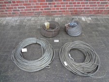 1x Drahtseil Ø 12mm Stahlseil Windenseil 120m mit Schlaufe ex Bundeswehr (DHS4)