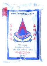 Klebreis 20kg Sack Sticky Reis Thailand Klebereis Glutinous Rice