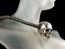 Anhänger Silber 925 Kette Dr. Skull 110 G - massiv & exklusiv 