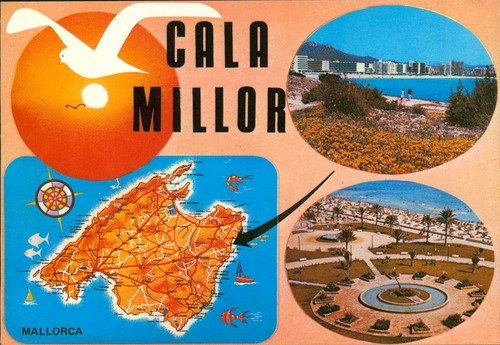 3er bildkarte cala millor - ak, millor-