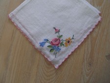 antikes Batist-Taschentuch