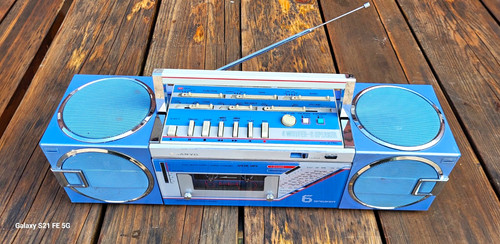Sanyo 7740l boombox fm - sanyo,