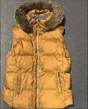 Marc O‘Polo, Weste, Damen, Kapuze, Fell, Gr. 40, Daunenweste, braun