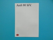 Prospekt / Katalog / Broschüre - Audi 80 (B3) - 16V und 16V Quattro - 01/90