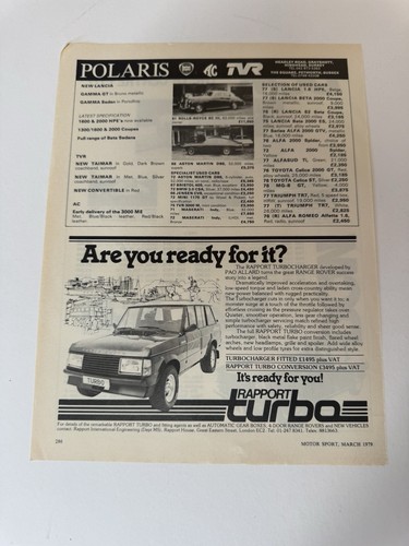 Original 1979 land - land, rover