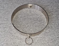 Halsreif Halsring Edelstahl Metall - Ring der O.  Bondage BDSM Erotik 