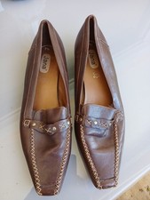 dunkelbraune Pumps v. Jana, wenig getragen, Leder, Weite H, Gr. 41