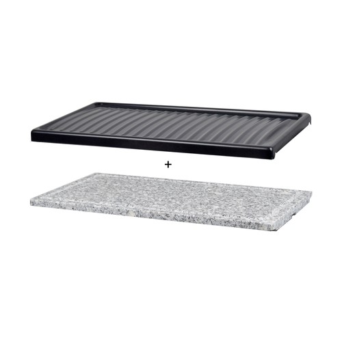 2er platten set für raclette - 2er, platten-set